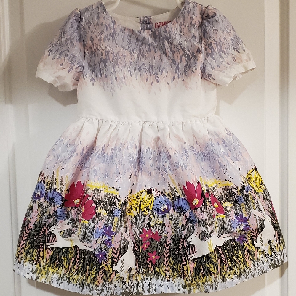 Genuine Kids by Oshkosh Floral Bunny Dress